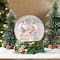 Glitzhome® 150mm Christmas Resin Lighted Musical Snowflakes Santa Waterglobe